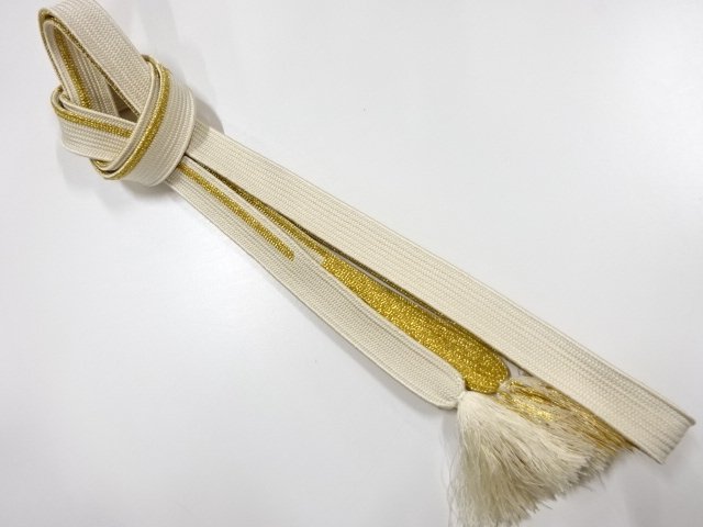 JAPANESE KIMONO / HAND-TIED OBIJIME